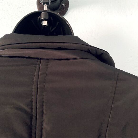 Yoki Outerwear Collection Black Smocked Puffer Coat Size Medium - Picture 10 of 13